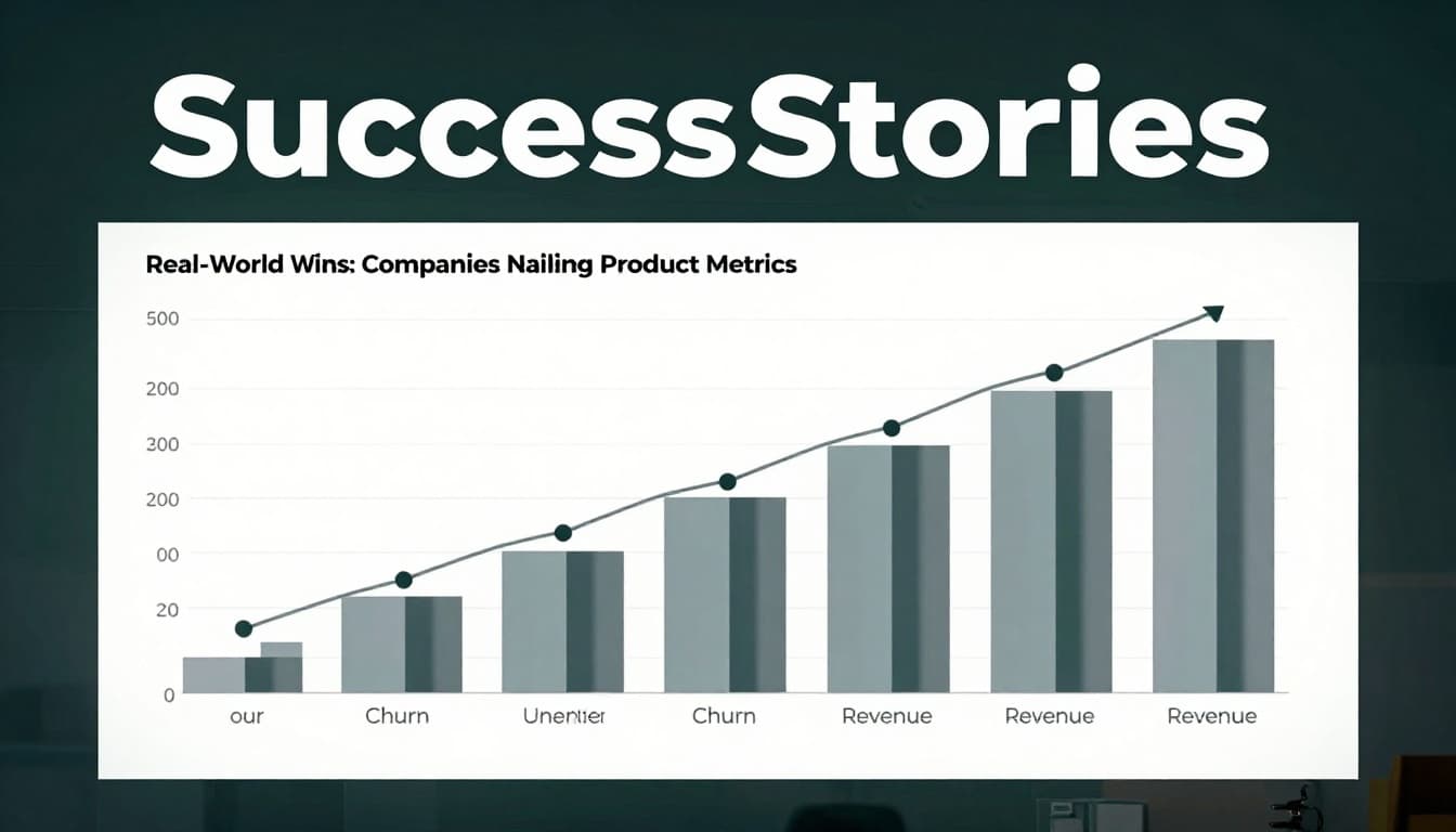 A before-and-after chart style showing metric improvement after changes.